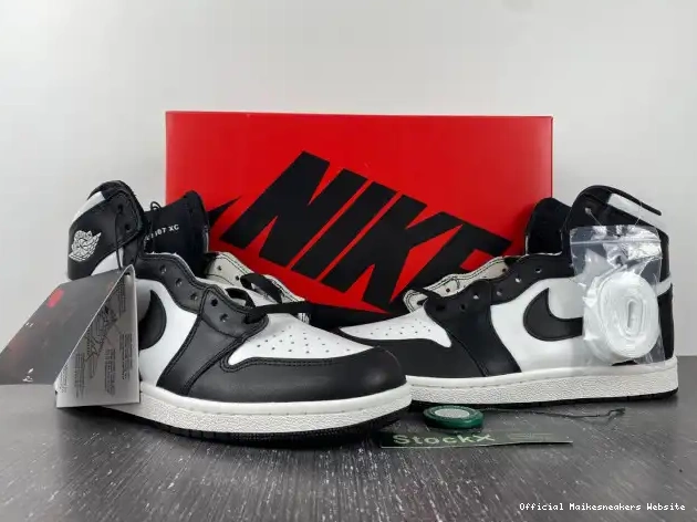 Official Maikesneakers High 85 White BQ4422-001 Jordan 1 Retro Black (2023) 0515